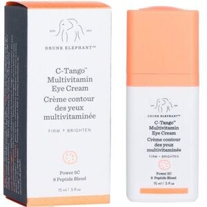 Drunk Elephant C-Tango Eye Cream - White and Orange
